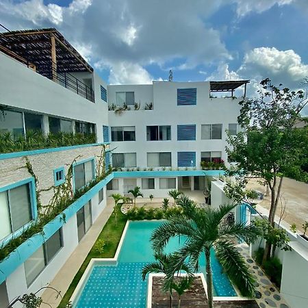 Aparthotel Rosa Azul Tulum Exterior foto