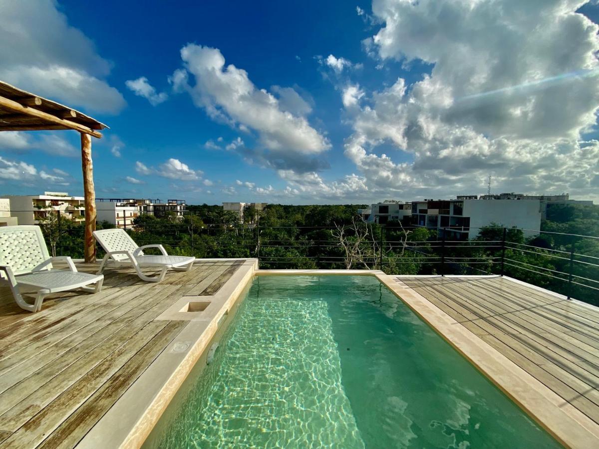 Aparthotel Rosa Azul Tulum Exterior foto