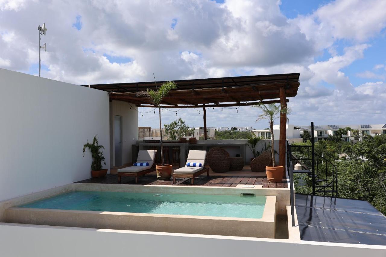 Aparthotel Rosa Azul Tulum Exterior foto