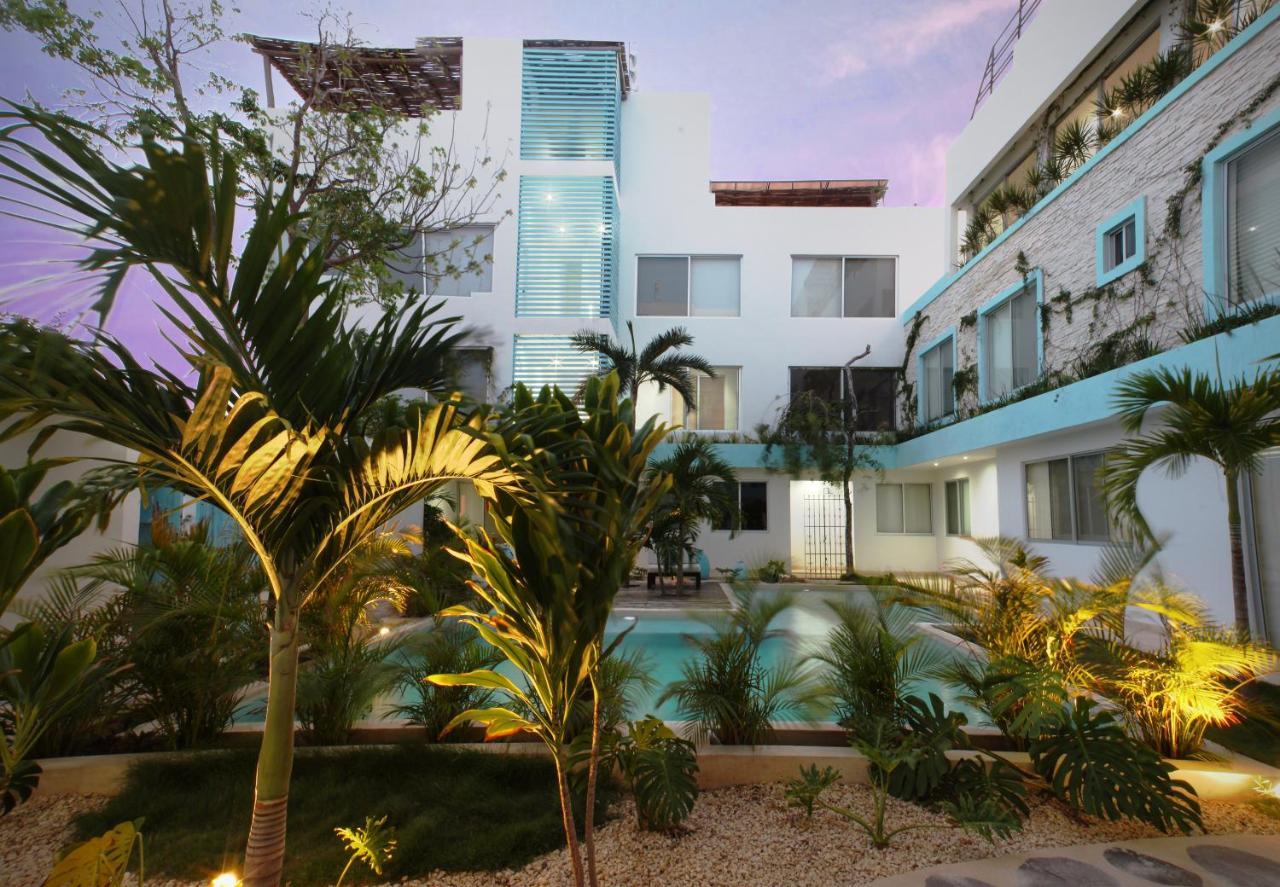 Aparthotel Rosa Azul Tulum Exterior foto