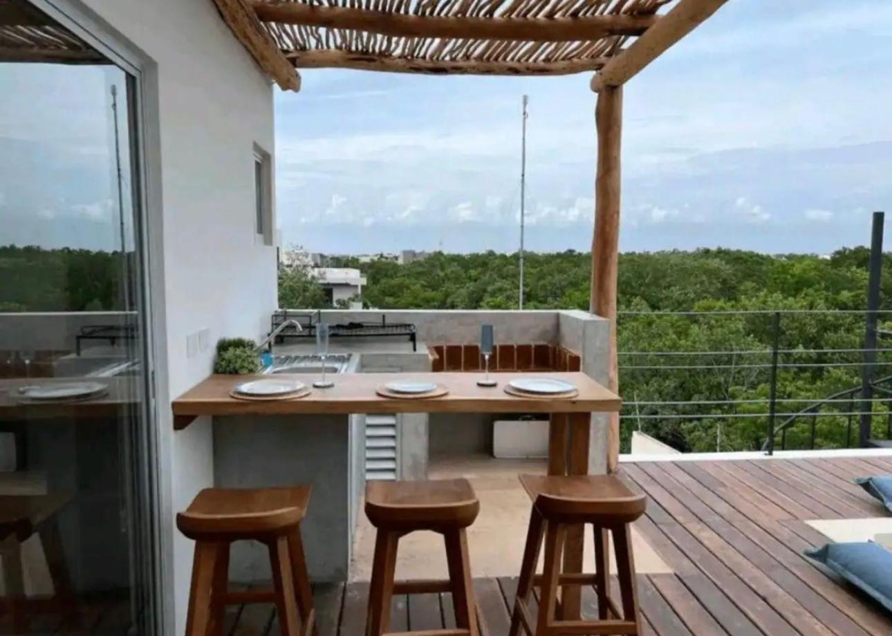 Aparthotel Rosa Azul Tulum Exterior foto