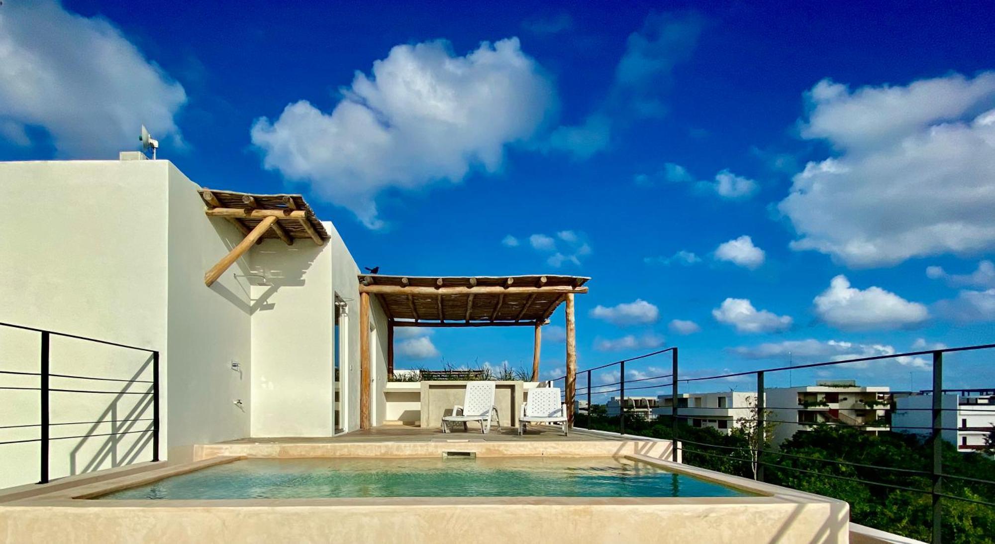 Aparthotel Rosa Azul Tulum Exterior foto